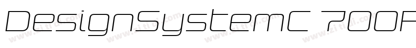 DesignSystemC 700R R字体转换